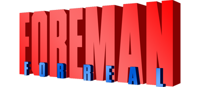 Foreman for Real logo for GameBoy